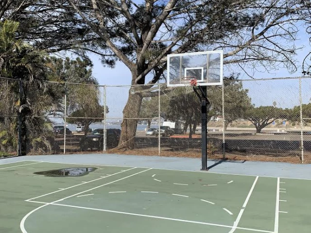Profile of the basketball court Paradise point basketball court, San Diego, CA, United States