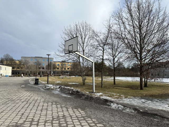 Profile of the basketball court Rydbecksgymnasium, Sollentuna, Sweden