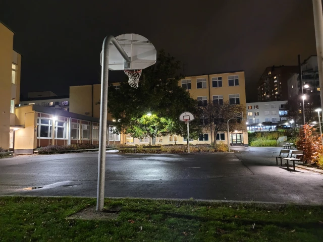 Profile of the basketball court Edsbergsskolan, Sollentuna, Sweden