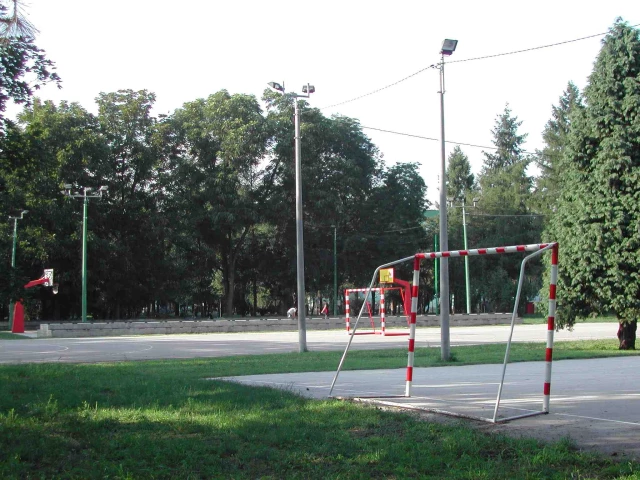 Profile of the basketball court Škola Park, Pomoravlije, Serbia