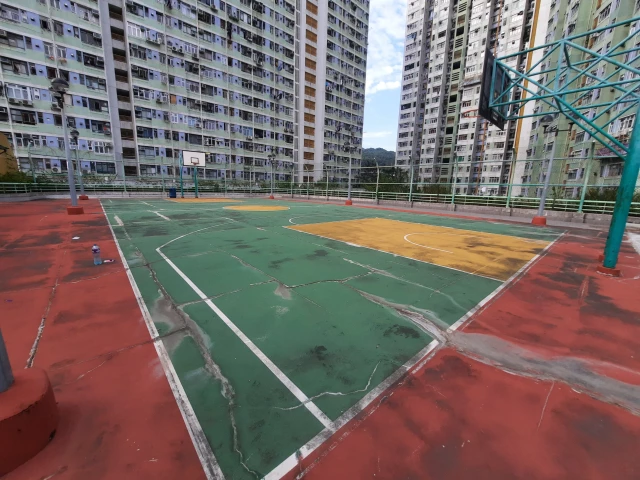 Profile of the basketball court Po Lam Estate, Po Lam, Hong Kong SAR China
