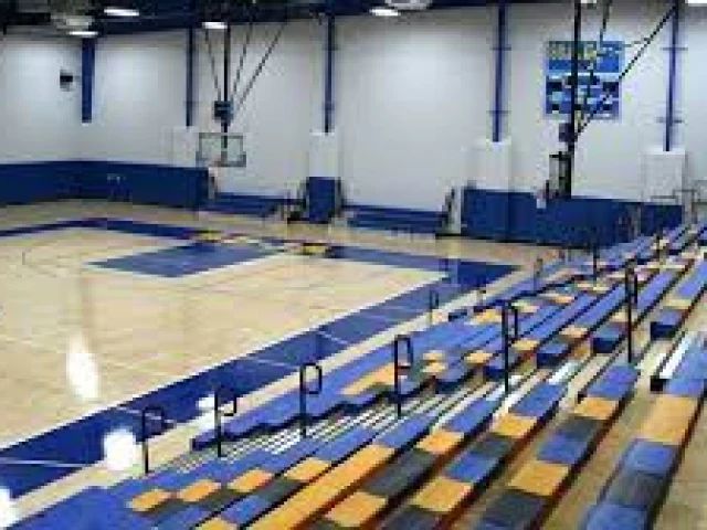 Profile of the basketball court San Diego Jewish Academy, San Diego, CA, United States