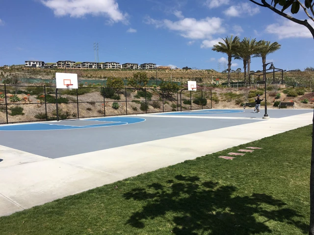 Profile of the basketball court Civita Park, San Diego, CA, United States