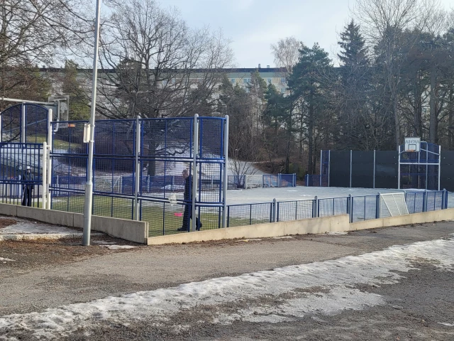 Profile of the basketball court Granbackaskolan multicourt, Solna, Sweden