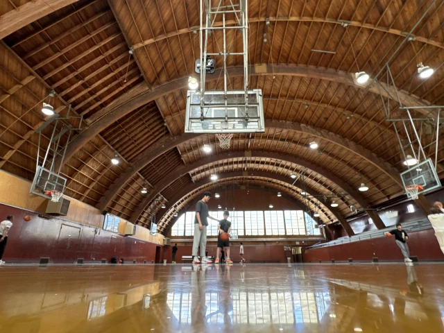 Profile of the basketball court Potrero Hill Recreation Center, San Francisco, CA, United States