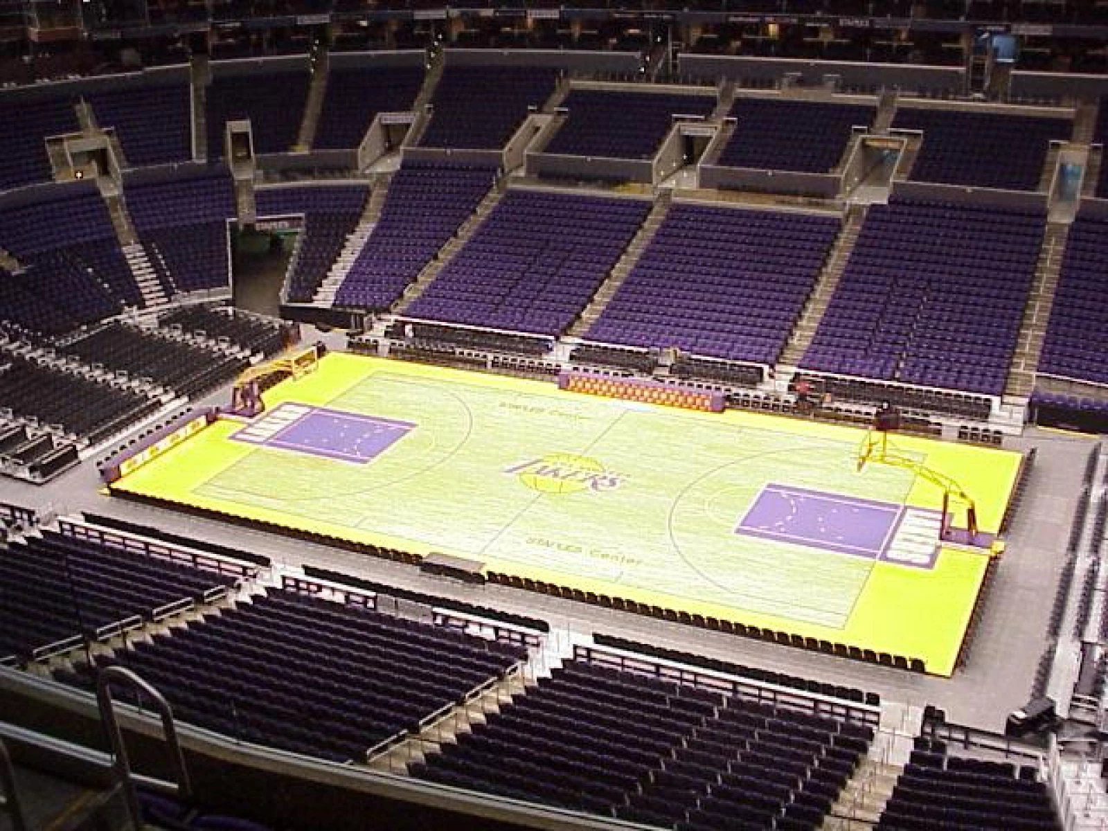 Los Angeles CA Basketball Court: Staples Center Courts of the World