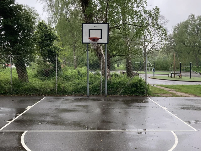 Profile of the basketball court Vigerslev parken, København, Denmark