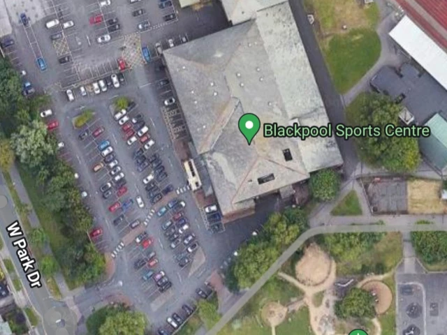 Profile of the basketball court Blackpool Sports Centre, Blackpool, United Kingdom